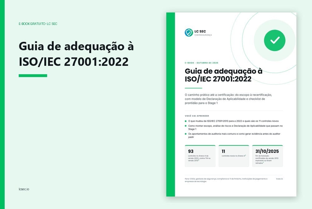 LC SEC lança e-book sobre a ISO/IEC 27001:2022