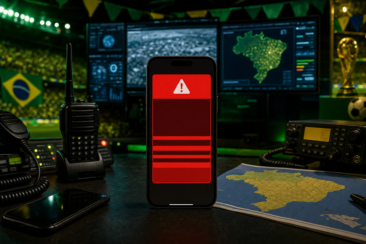 Defesa Civil Alerta sai do ar apos invasao e alerta extremo no Brasil