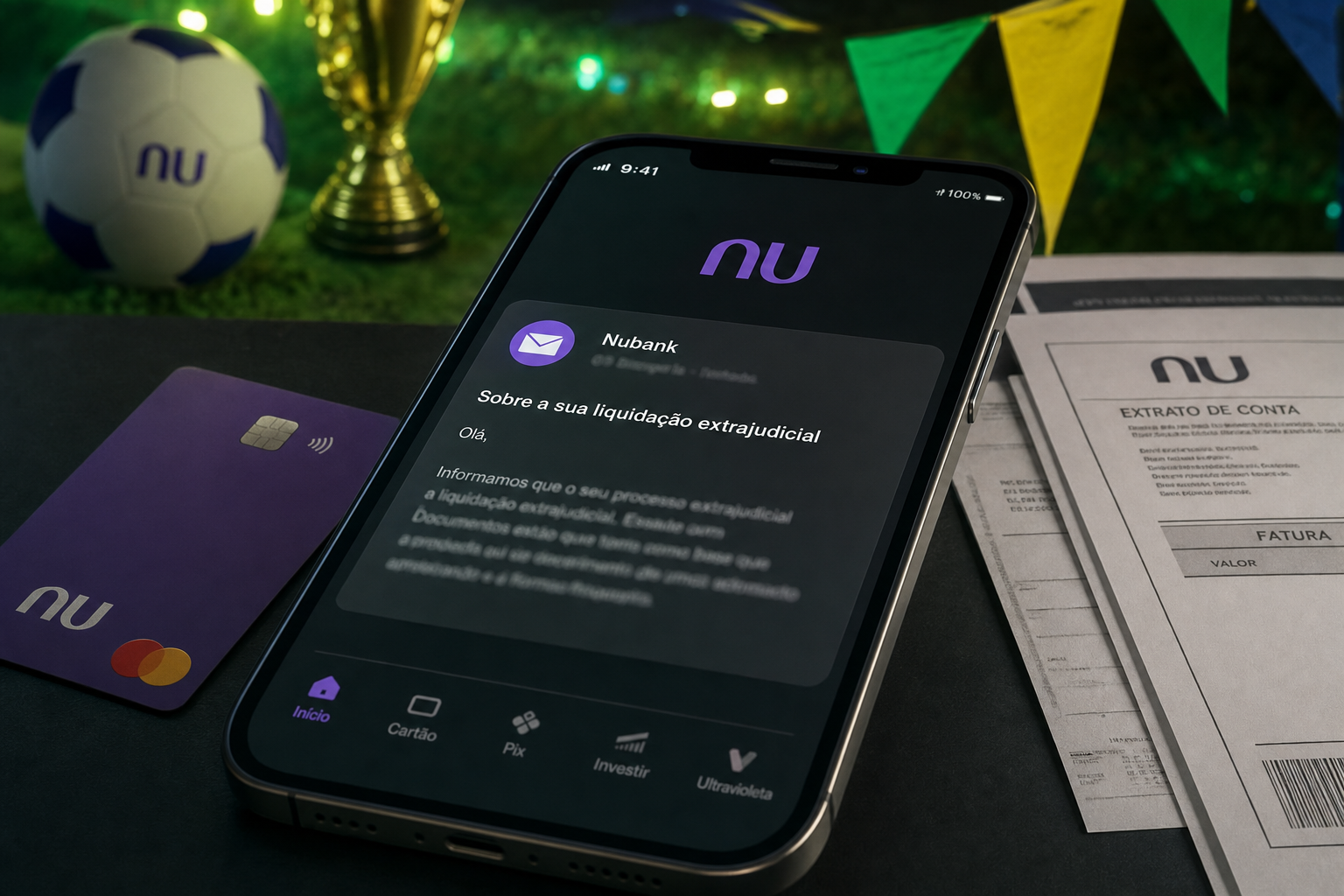 Nubank dispara email oficial falso sobre liquidacao extrajudicial